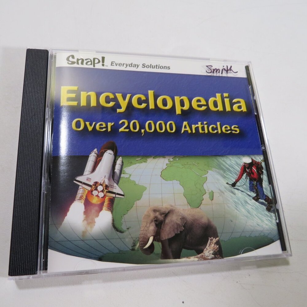 Snap! Encyclopedia Computer Game OUT OF DATE SOFTWARE